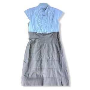 NWT Max and Cleo Size 4 Sandal Cap Sleeve Ruffle Cotton Dress NEW